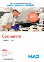 Cocinero/a (Grupo IV Personal Laboral). Islas de Gran Canaria y Tenerife