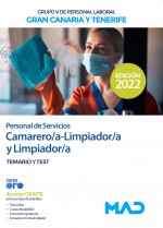 Personal de Servicios Camarero/a-Limpiador/a y Limpiador/a (Grupo V Personal Laboral). Islas de Gran Canaria y Tenerife