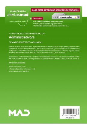 Cuerpo Ejecutivo Especialidad Administrativa (Subgrupo C1)