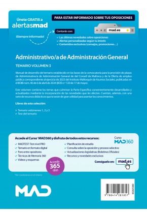Administrativo/a de Administración General