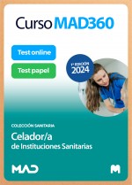 Curso MAD360 12 meses Celador/a de Instituciones Sanitarias + Libros papel