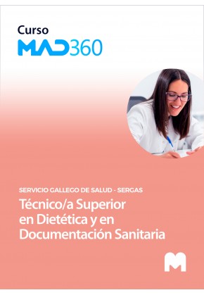 Curso MAD360 Técnico/a Superior en Dietética y en Documentación Sanitaria
