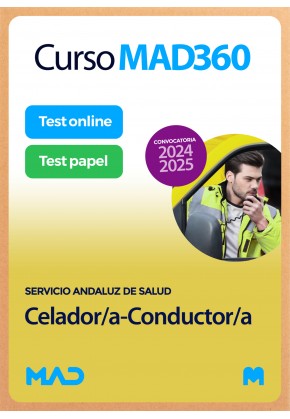 Curso MAD360 Celador/a-Conductor/a + Libros papel