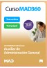 Curso MAD360 Oposiciones Auxiliar de Administración General + Temario Papel + Test Papel y Online.