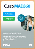 Curso MAD360 Oposiciones Personal de Lavandería y Planchado SAS + Libros papel
