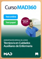 Curso MAD360 Técnico/a en Cuidados Auxiliares de Enfermería de la Administración Especial  + Libros papel