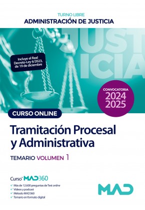 Cuerpo de Tramitación Procesal y Administrativa de la Administración de Justicia (Turno Libre)