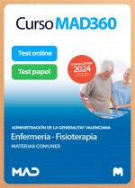 Curso MAD360 Enfermería- Fisioterapia (Parte General, Materias Comunes) + Libros papel