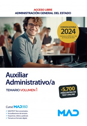 Auxiliar Administrativo/a  (acceso libre)