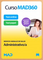 Curso MAD360 Administrativo/a + Libros papel