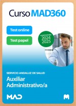Curso MAD360 Auxiliar Administrativo/a + Libros papel