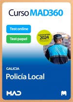 Curso MAD360 Policía Local de Galicia + Libros Papel