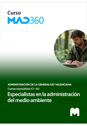 Acceso Curso MAD360 Cuerpo Especialistas en la Administración del Medio Ambiente (C1-05)