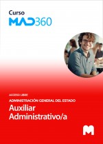 Acceso 12 meses Curso MAD360 Auxiliar Administrativo/a (acceso libre)