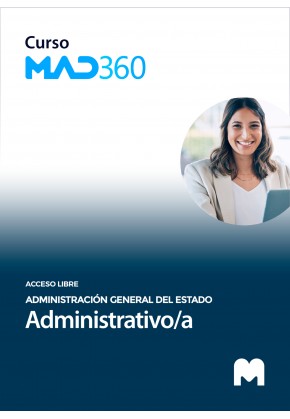 Acceso 12 meses Curso MAD360 Administrativo/a (acceso libre)