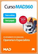 Curso MAD360 Operaria/o Especialista + Libros papel