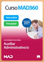 Curso MAD360 Auxiliar Administrativo/a + Libros papel