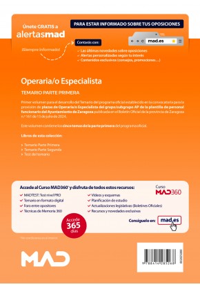 Operaria/o Especialista