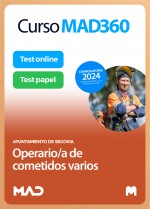 Curso MAD360 Operario/a de cometidos varios + Libros papel