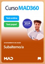 Curso MAD360 Subalterno/a + Libros papel