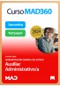 Curso MAD360 Auxiliar Administrativo/a (acceso libre) + Libros papel