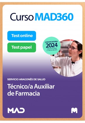 Curso MAD360 Técnico/a Auxiliar de Farmacia + Libros Papel