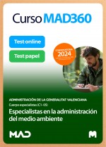 Curso MAD360 Cuerpo Especialistas en la Administración del Medio Ambiente (C1-05) + Libros papel