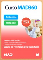 Curso MAD360 Escala de Atención Sociosanitaria C1-04-01 (Cuerpo Especialistas) + Libros papel