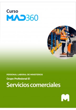 Acceso 12 meses Curso MAD360 Servicios comerciales (Grupo Profesional E1)