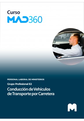 Acceso 12 meses Curso MAD360 Conducción de Vehículos de Transporte por Carretera.  (Grupo Profesional E2)