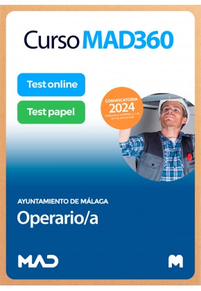 Curso MAD360 Operario/a + Libros Papel