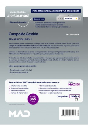 Cuerpo de Gestión de la Administración Civil (acceso libre)