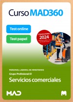 Curso MAD360 Servicios comerciales (Grupo Profesional E1) + Libros papel