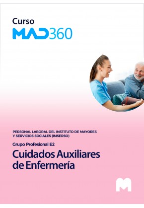 Acceso 12 meses Curso MAD360 Cuidados Auxiliares de Enfermería (Grupo Profesional E2)