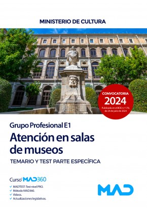 Atención en salas de museos (Grupo Profesional E1)