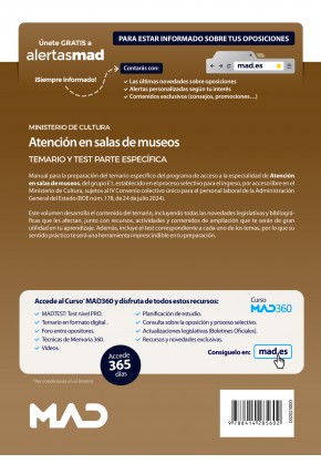 Atención en salas de museos (Grupo Profesional E1)