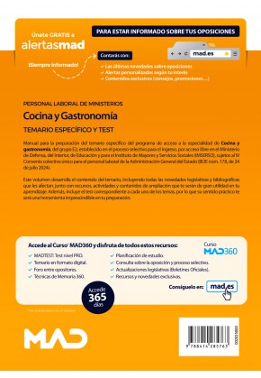 Cocina y Gastronomía (Grupo Profesional E2)