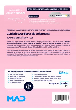 Cuidados Auxiliares de Enfermería (Grupo Profesional E2)