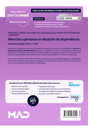 Atención a personas en situación de dependencia (Grupo Profesional E2)