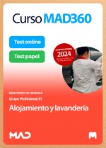 Curso MAD360 Alojamiento y lavandería (Grupo Profesional E1) + Libros papel