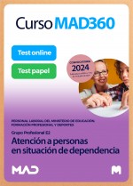 Curso MAD360 Atención a personas en situación de dependencia (Grupo Profesional E2) + Libros papel