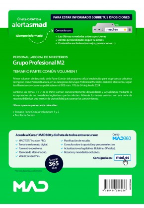 Grupo Profesional M2. Personal Laboral de Ministerios