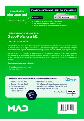 Grupo Profesional M2. Personal Laboral de Ministerios