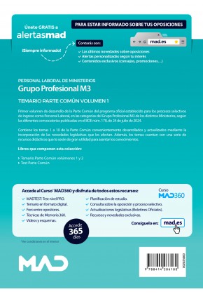 Grupo Profesional M3. Personal Laboral de Ministerios