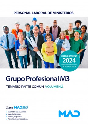 Grupo Profesional M3. Personal Laboral de Ministerios