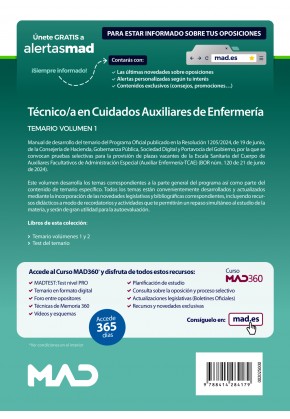 Técnico/a en Cuidados Auxiliares de Enfermería de la Administración Especial