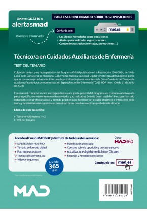 Técnico/a en Cuidados Auxiliares de Enfermería de la Administración Especial