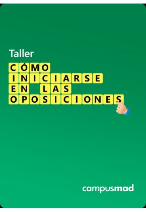 Taller cómo iniciarse en las oposiciones