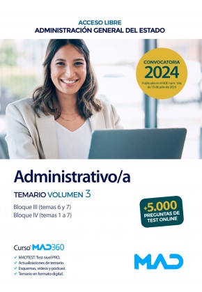 Administrativo/a (acceso libre)