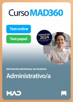 Curso MAD360 Administrativo/a + Libros Papel